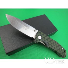 SF. Green squares folding knife UDTEK01948 